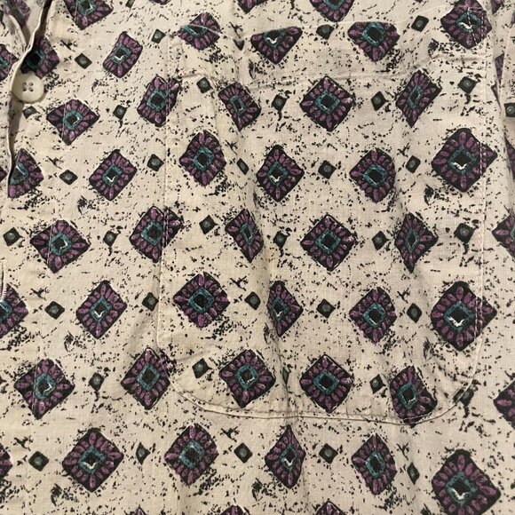 Vintage Abstract Men's Button Down - Picture 3 of 5